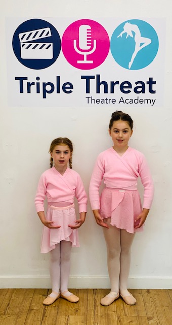 2 children at a ballet class in Rotherham